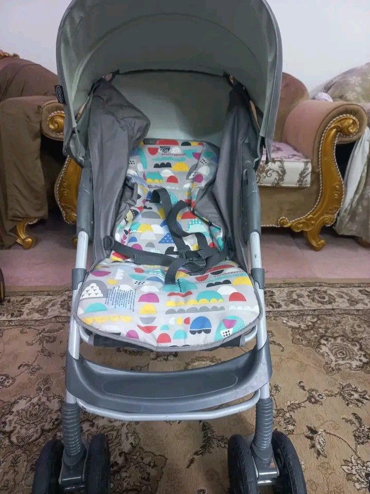 Graco mirage solo pop (Category: Strollers) located in Manila. Submitted by claudiee957 (Listing ID 1467200355, Image 2). Description: Graco baby stoller with waterproof canopy(need linis) 📍Las piñas 🚚 via lalamove or pick up.