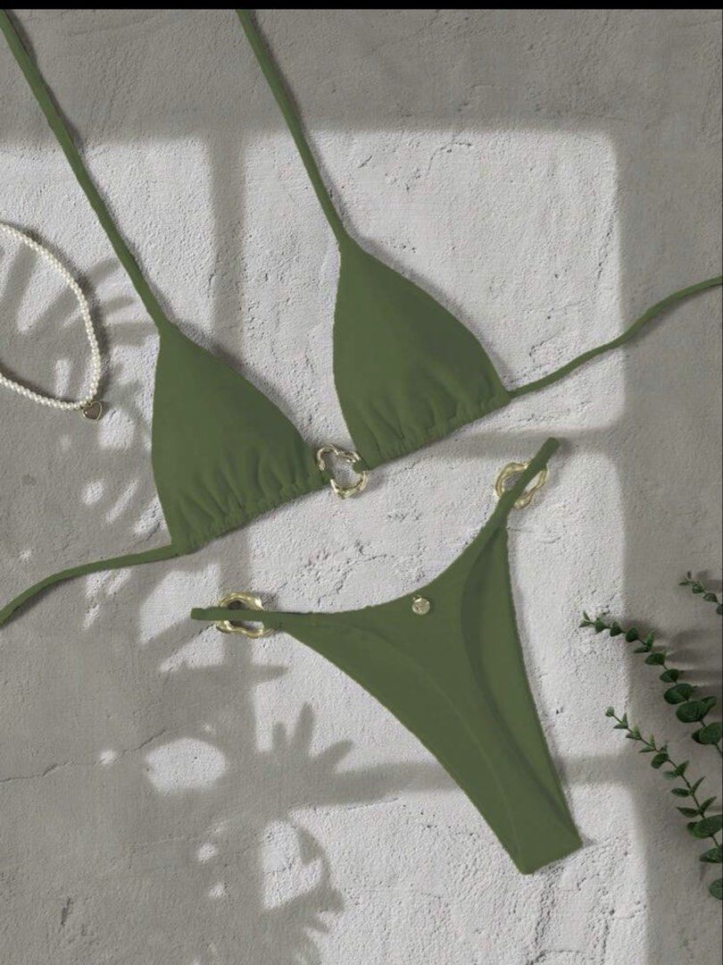 Green shein bikini (Category: Bikinis & Swimsuits) located in Quezon City. Submitted by anjdgzmn (Listing ID 1467235345, Image 2). Description: Xs to small.