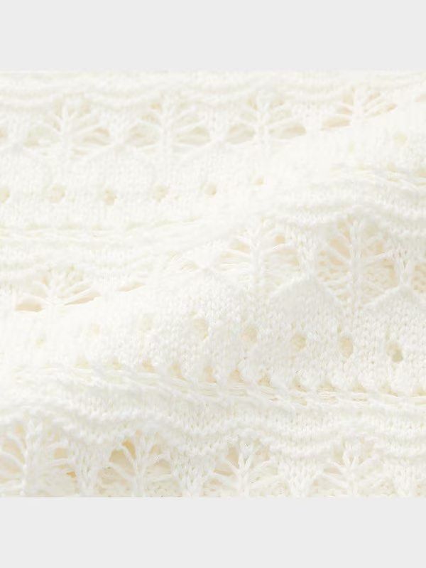 GU Lace Stitch Cardigan (Category: Others Tops) located in Makati City. Submitted by _allthingsuniqlogumuji (Listing ID 1467300581, Image 2). Description: ✦ AUTHENTIC | PRISTINE CONDITION ◇ TAG SIZE: xs (loose fit) ◇ COLOR: 01 offwhite ◇ ACTUAL MEASUREMENTS: 𓂃 Please check measurements before purchasing. ✦ FIRST TO PAY = PRIORITY ◇ MOP: GCASH / BPI ◇ CROSS-LISTED ✦ PICK-UP Lalamove / Grab 𓂃 Advance scheduling required ✦ DELIVERY J&T / LBC ✦ SHI