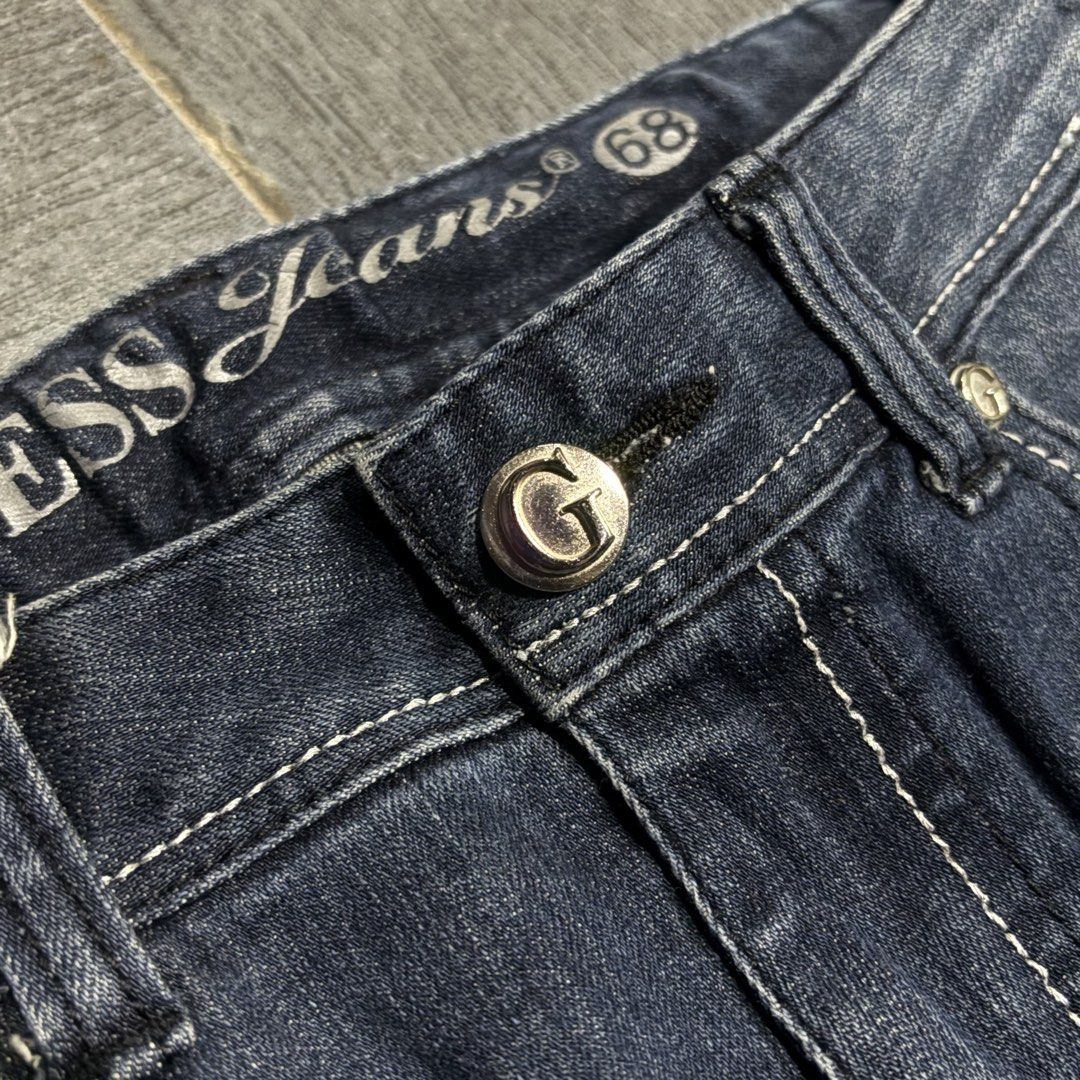 GUESS (Category: Jeans) located in Manila. Submitted by kentjoshua051306 (Listing ID 1467197262, Image 3). Description: 📌 AUTHENTIC 📌 EXCELLENT CONDITION 📌 COMPLETE TAG 📌 NO ISSUE 📐 DIMES : - WAIST : 28 - RISE : 8.5 - HIPS : 34 - OUTSEAM : 34.5 - INSEAM : 26.5 🚚 PICKUP / J&T 📍 OZAMIS CITY, MISAMIS UNIVERSITY.