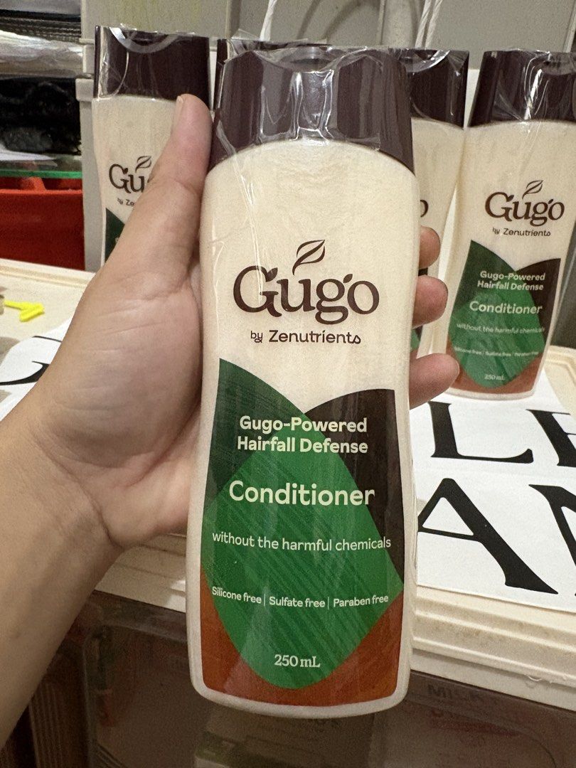 GUGO CONDITIONER ZENUTRIENTS 250ML X 5 (Category: Hair) located in Las Pinas. Submitted by tintindahan (Listing ID 1467210825, Image 2). Description: ORIGINAL ZENUTRIENTS CONDITIONER 250 ML x 5 PRICE IS FIXED PLUS SF.