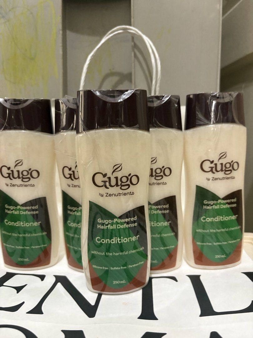 GUGO CONDITIONER ZENUTRIENTS 250ML X 5 (Category: Hair) located in Las Pinas. Submitted by tintindahan (Listing ID 1467210825, Image 1). Description: ORIGINAL ZENUTRIENTS CONDITIONER 250 ML x 5 PRICE IS FIXED PLUS SF.