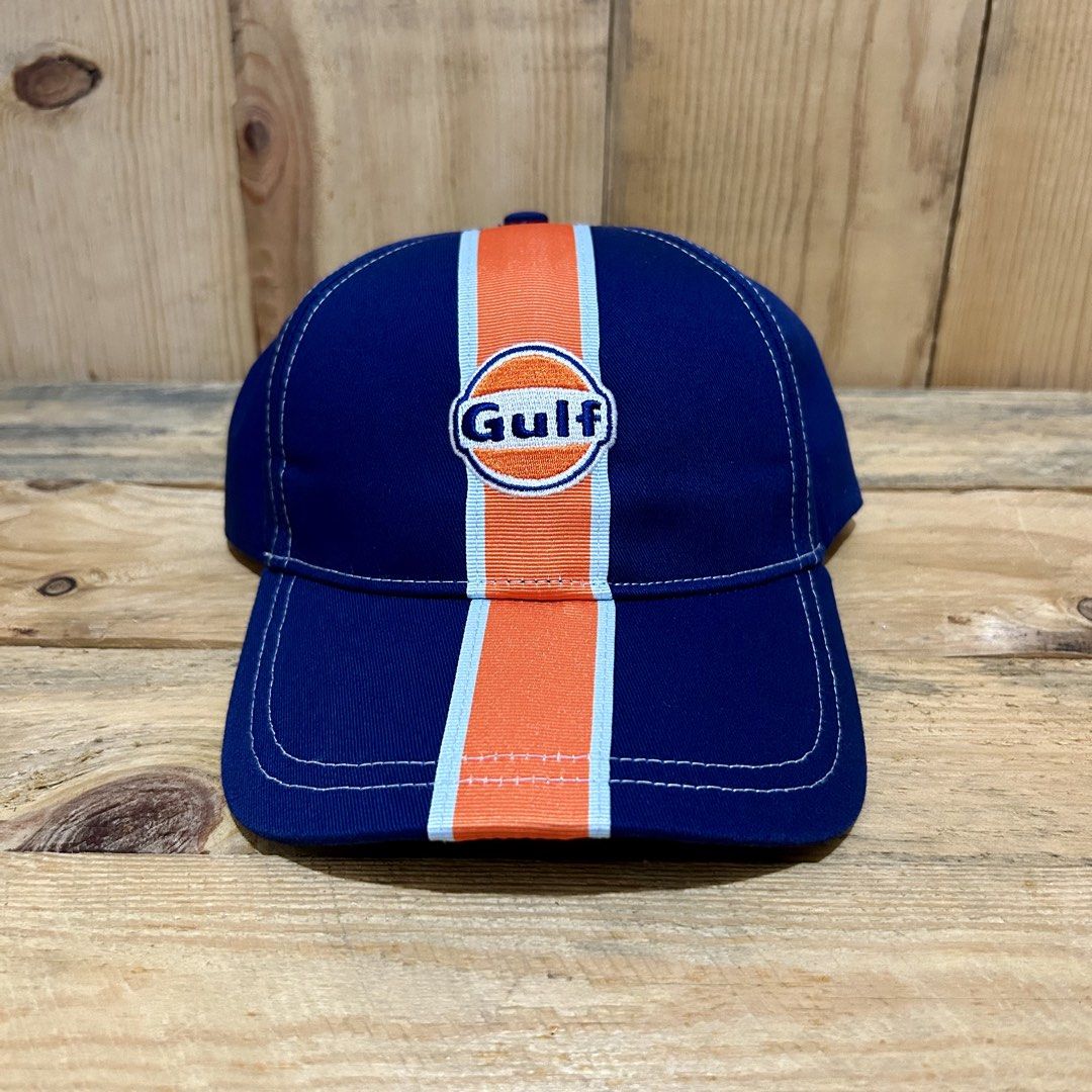 Gulf Oil Stripe Racing Cap (Category: Caps & Hats) located in Plaridel. Submitted by hatsandthreadsco. (Listing ID 1467299147, Image 1). Description: Plaridel Bulacan loc Detailed pictures posted 500 only As new condition Adult size | Adjustable .