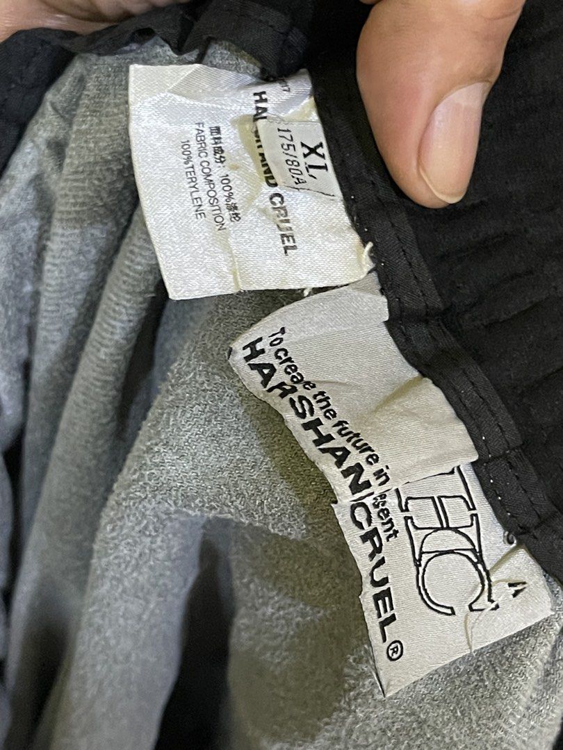 Harsh and Cruel Shorts (Category: Shorts) located in Marikina City. Submitted by greatfindsmnlph (Listing ID 1467361545, Image 3). Description: Harsh and Cruel Shorts Price: 250 Size: M-XL Waistline: 30-38 Length: 21 Hemline: 12 Color: Gray Color Rate: 10/10 Condition: 10/10 almost new Very nice in actual.