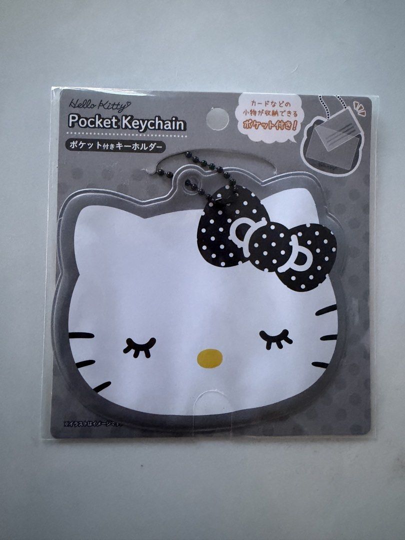 Hello Kitty Gray Pocket Keychain (Category: Charms) located in Makati City. Submitted by madamchi (Listing ID 1467320048, Image 1). Description: Hello Kitty Gray Pocket Keychain From Japan MOP: Gcash PICKUP: Makati City/Glorietta NATIONWIDE SHIPPING also available via J&T .