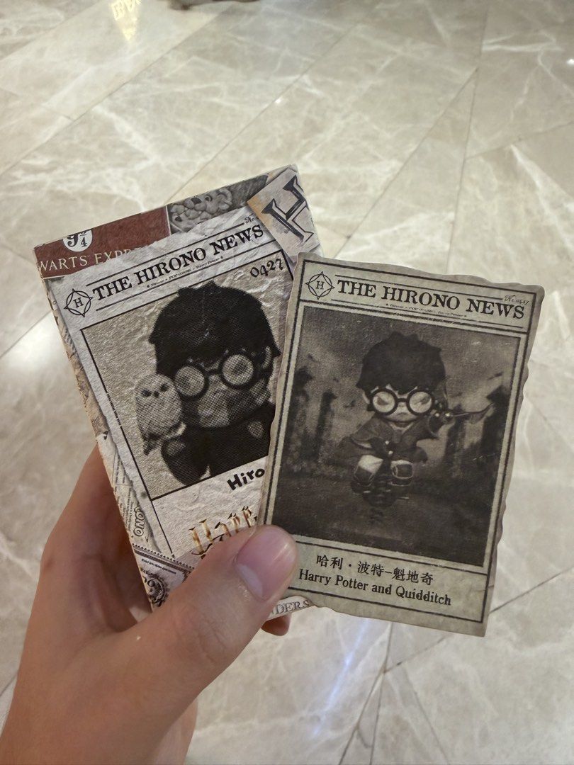 Hirono x Harry Potter: Quidditch & Sirius Black Bundle (Category: Figurines & Statues) located in Paranaque City. Submitted by vintensed (Listing ID 1467282987, Image 1). Description: Selling as Bundle only! Brand new, sealed foil, opened box from bottom to confirm design only. Loc: Paranaque Mop: Gcash Mod: Lalamove or J&T.