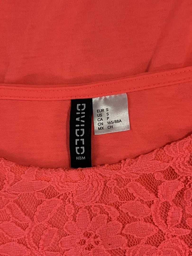 HM coral lace tassel top (Category: Shirts) located in Las Pinas. Submitted by jilanah (Listing ID 1467354709, Image 2). Description: .