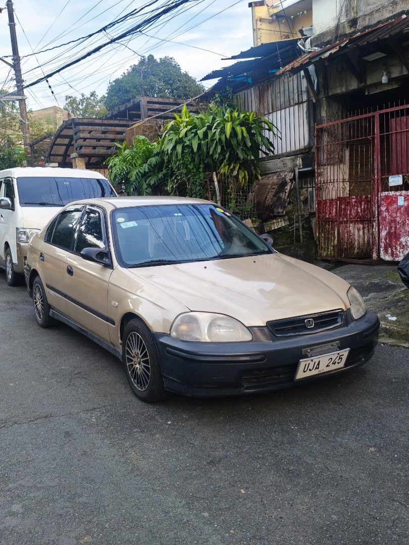 Honda Civic LXi Auto (Category: Used Cars) located in Quezon City. Submitted by justinnnandrew (Listing ID 1467342988, Image 1). Description: For sale ONLY Posting for a friend Personal car not buy and sell 1996 Honda Civic LXi Automatic transmission no delay na rebuild na Stock PH15 engine na top overhaul na Limitless intake tube Jasma 421 headers HKS chambered muffler 3 rows aluminum radiator with high speed fan not rekta F7 subframe Clear tail