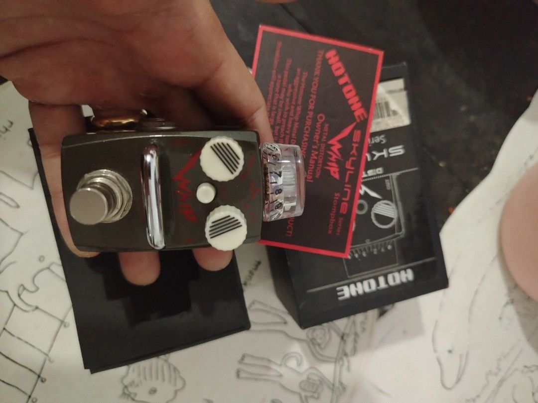 Hotone Skyline Whip Distortion Pedal (Pristine Condition) (Category: Musical Instruments) located in Quezon City. Submitted by rarestorm_951530 (Listing ID 1467197460, Image 1). Description: FOR SALE: Hotone Skyline Whip Distortion Pedal (Pristine Condition) 🔥 Price: ₱2,000 (Negotiable) 📍 Location: Muñoz, Quezon City Selling my Hotone Skyline Whip distortion pedal in pristine, like-new condition. It functions 100% perfectly and has been very we