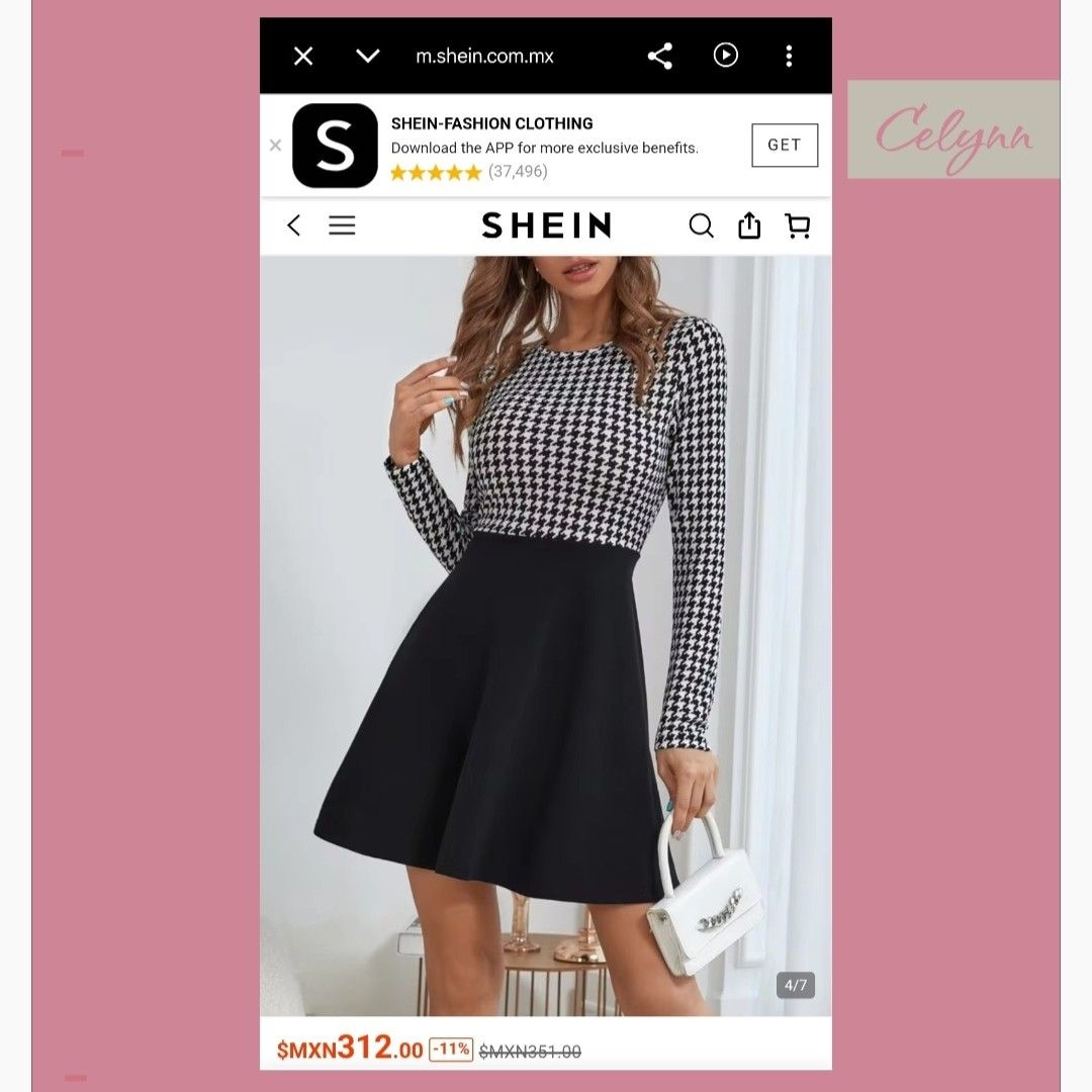 Black Houndstooth Long Sleeves Dress; Small (Category: Dresses) located in Moncada. Submitted by celynn.collection (Listing ID 1467190240, Image 3). Description: ✅ PLEASE READ BEFORE ASKING! 😊 ----------------------------------------------------- 📍LOCATION: Pangasinan, Luzon ----------------------------------------------------- ✅ Clothes are THRIFTED or PRE-LOVED unless stated brand new. ----------------------------------------------------- Bra