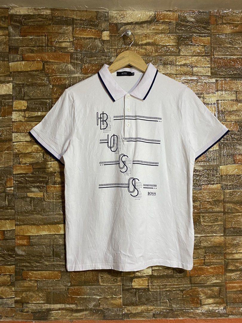 Hugo boss white polo shirts (Category: Tshirts & Polo Shirts ) located in Cebu City. Submitted by arsenyong (Listing ID 1467307364, Image 1). Description: 18 by 24 Excellent No issue Need wash only .