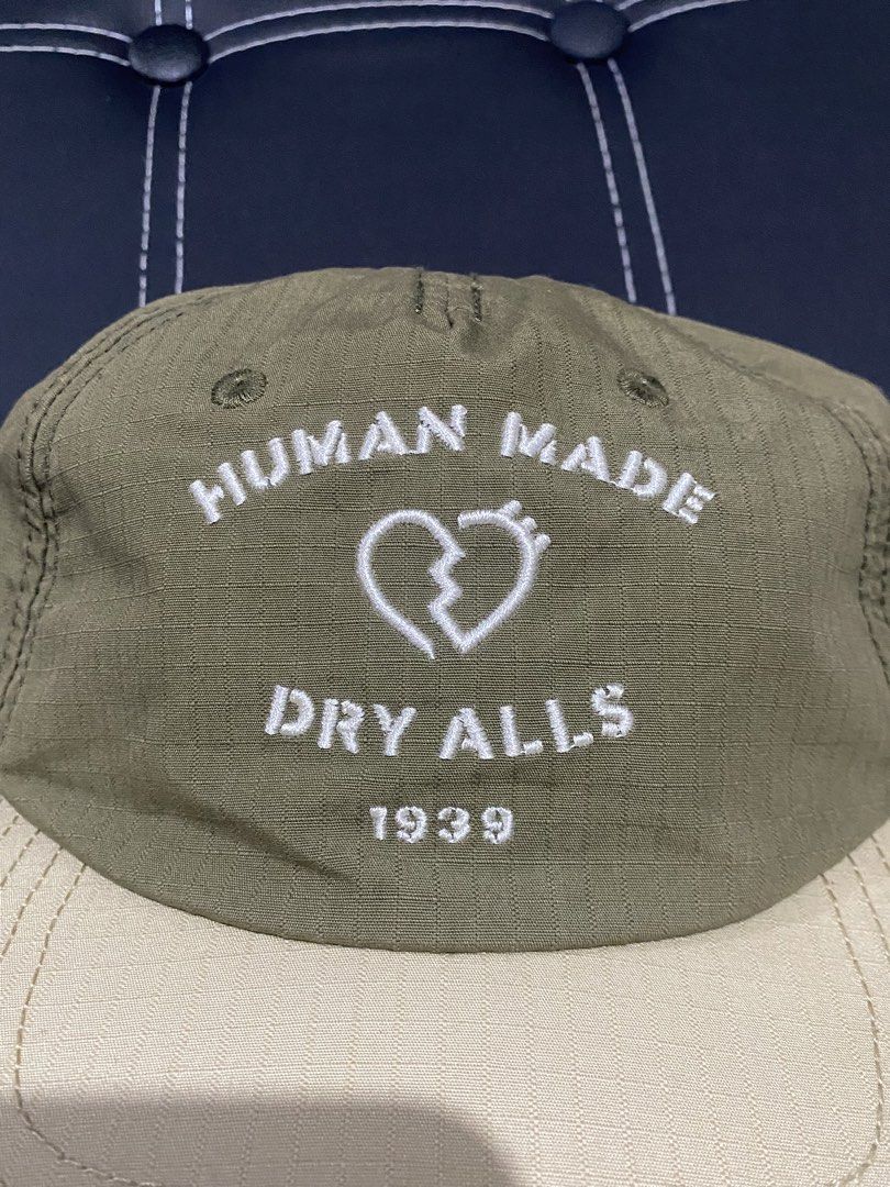 Human Made - 5 Panel Ripstop Olive Green Cap (Category: Caps & Hats) located in Naga. Submitted by junked_garments_v2 (Listing ID 1467251605, Image 3). Description: Human Made - 5 Panel Ripstop Olive Green Cap 9.2/10 Condition Unnoticeable Stain Check Last Pic OSFA Dm me to purchase!.
