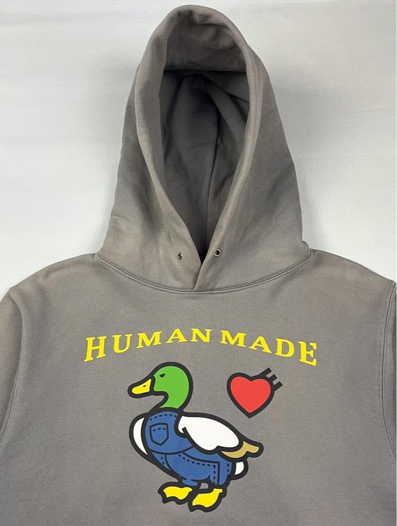 Human Made - Duck Hoodie (Category: Hoodies) located in Puerto Princesa. Submitted by rrugsgallery (Listing ID 1467341027, Image 3). Description: Human Made - Duck Hoodie Tagged Size: Medium Length: 27 Width: 22 Condition: Very good Color rate: 9 Flaws: Sun fade .