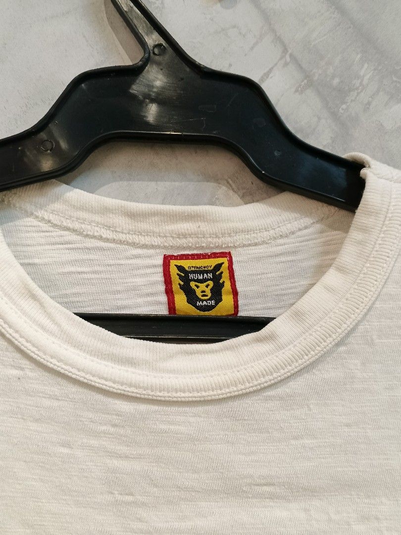 Human Made Dry Alls Pizza Shirt (Category: Tshirts & Polo Shirts ) located in Andop. Submitted by finderskeepersxzz (Listing ID 1467319372, Image 3). Description: Excellent condition 1 pinhole (unnoticeable) width 20 length 26.