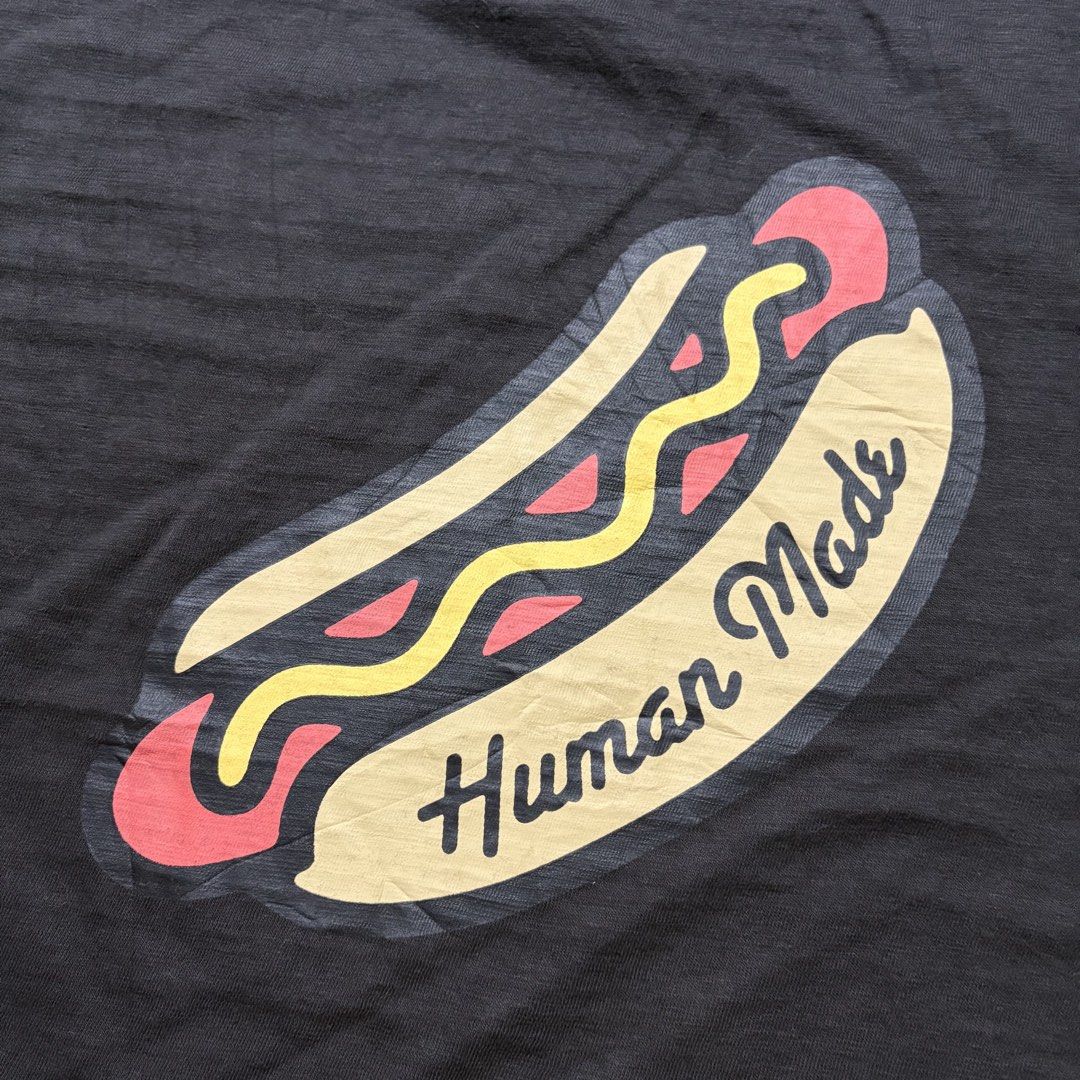 Human Made Hotdog T-Shirt (Category: Tshirts & Polo Shirts ) located in Tayabas. Submitted by bayabaskartell (Listing ID 1467320974, Image 3). Description: Very Good Condition Color may vary due to lighting .