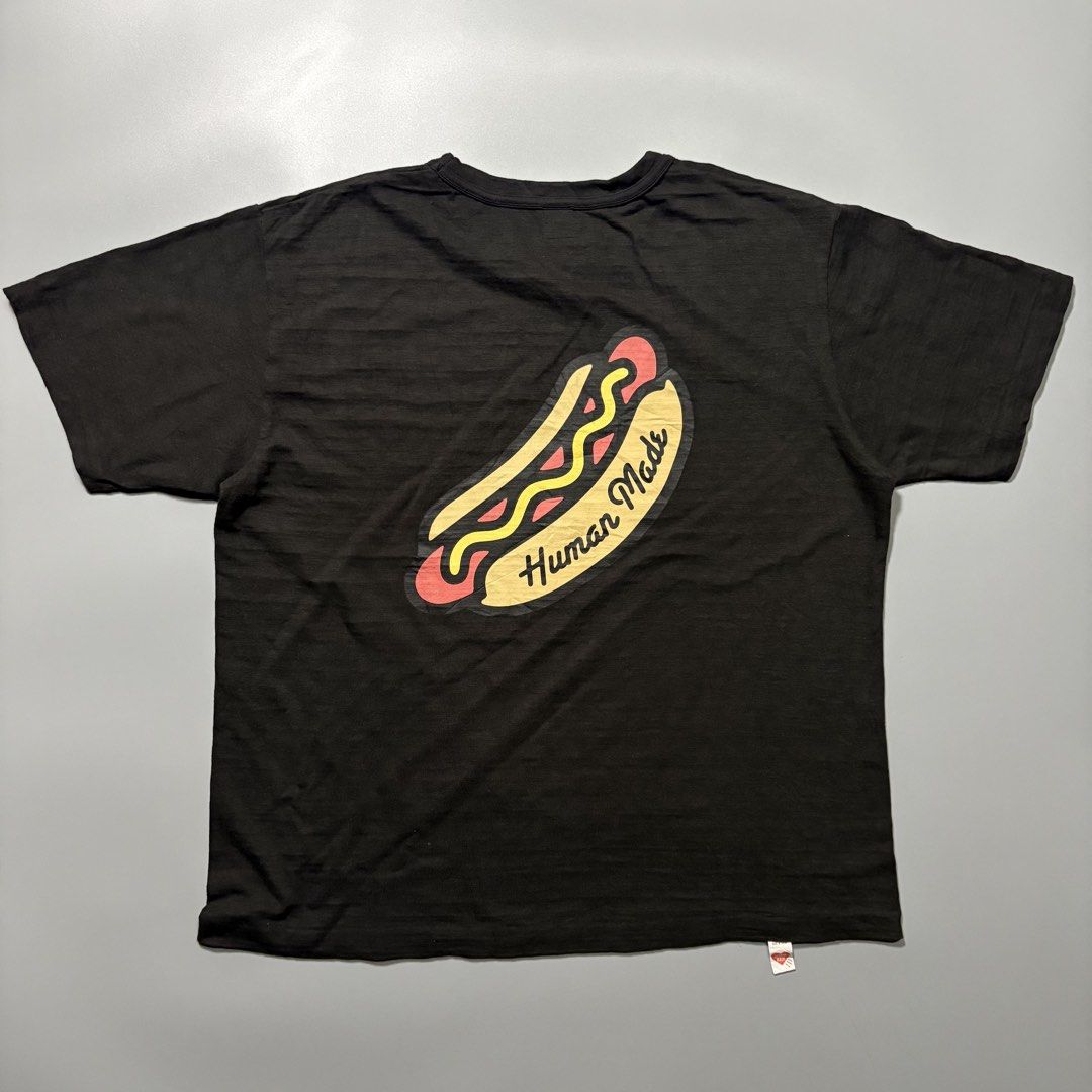 Human Made Hotdog T-Shirt (Category: Tshirts & Polo Shirts ) located in Tayabas. Submitted by bayabaskartell (Listing ID 1467320974, Image 2). Description: Very Good Condition Color may vary due to lighting .