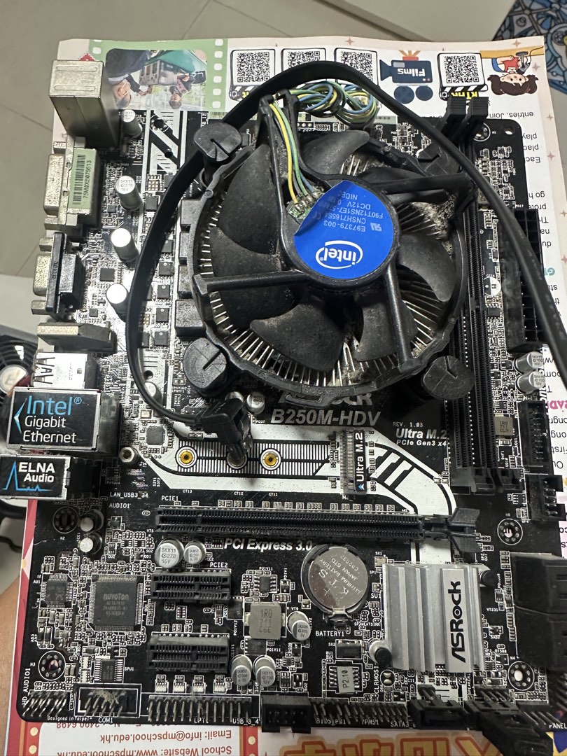 i7-7700 cpu 連asrock b250m-hdv 主機版, 電腦＆科技, 桌上電腦- Carousell