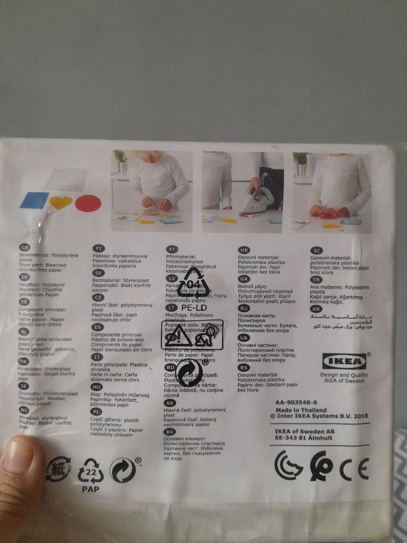 Ikea Bead Shape Pattern Set (Category: Educational & Learning Toys) located in Pasig City. Submitted by three.babybears (Listing ID 1467269942, Image 2). Description: unused but packaging seems old due to storage.