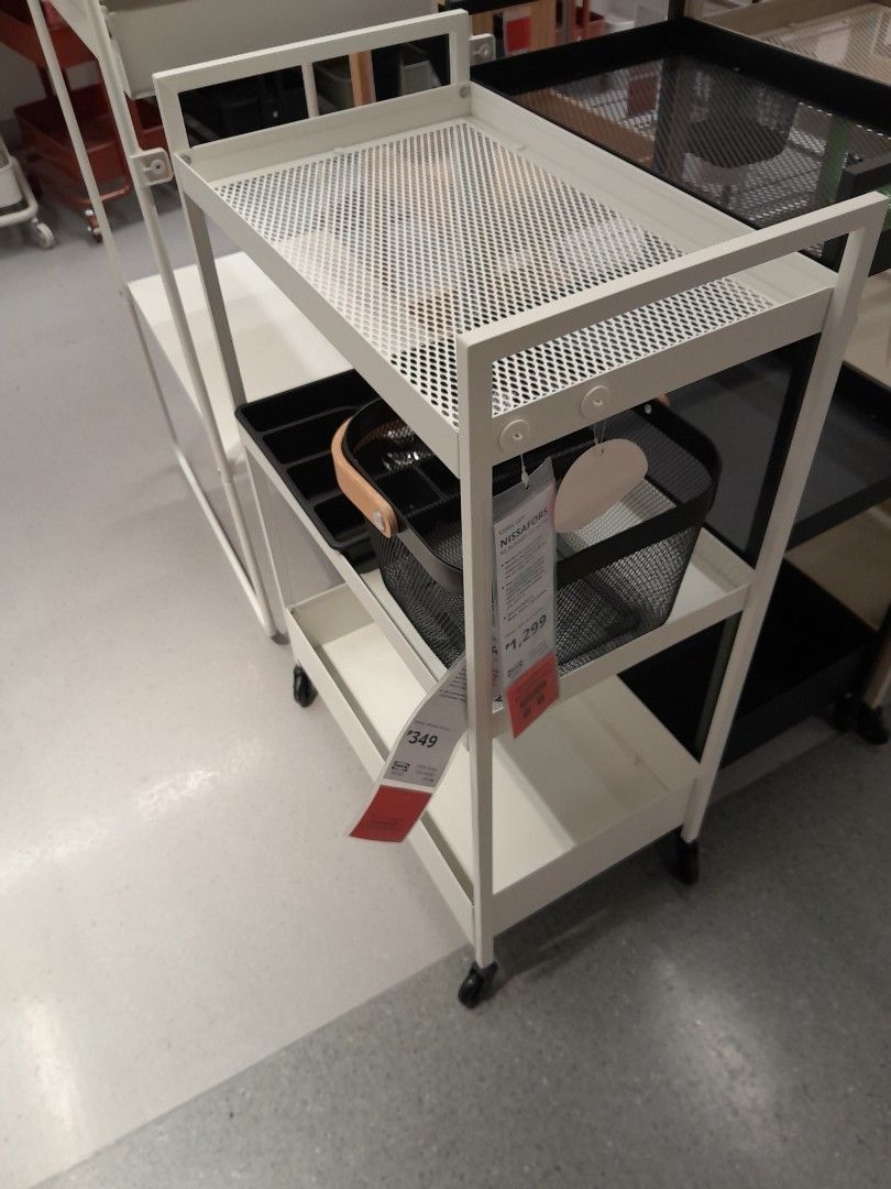Ikea Utility Cart Storage (Category: Storage Boxes & Baskets) located in Makati City. Submitted by mylynmylyn (Listing ID 1467227606, Image 1). Description: brandnew original boxed item unopened item area-Palanan Makati.