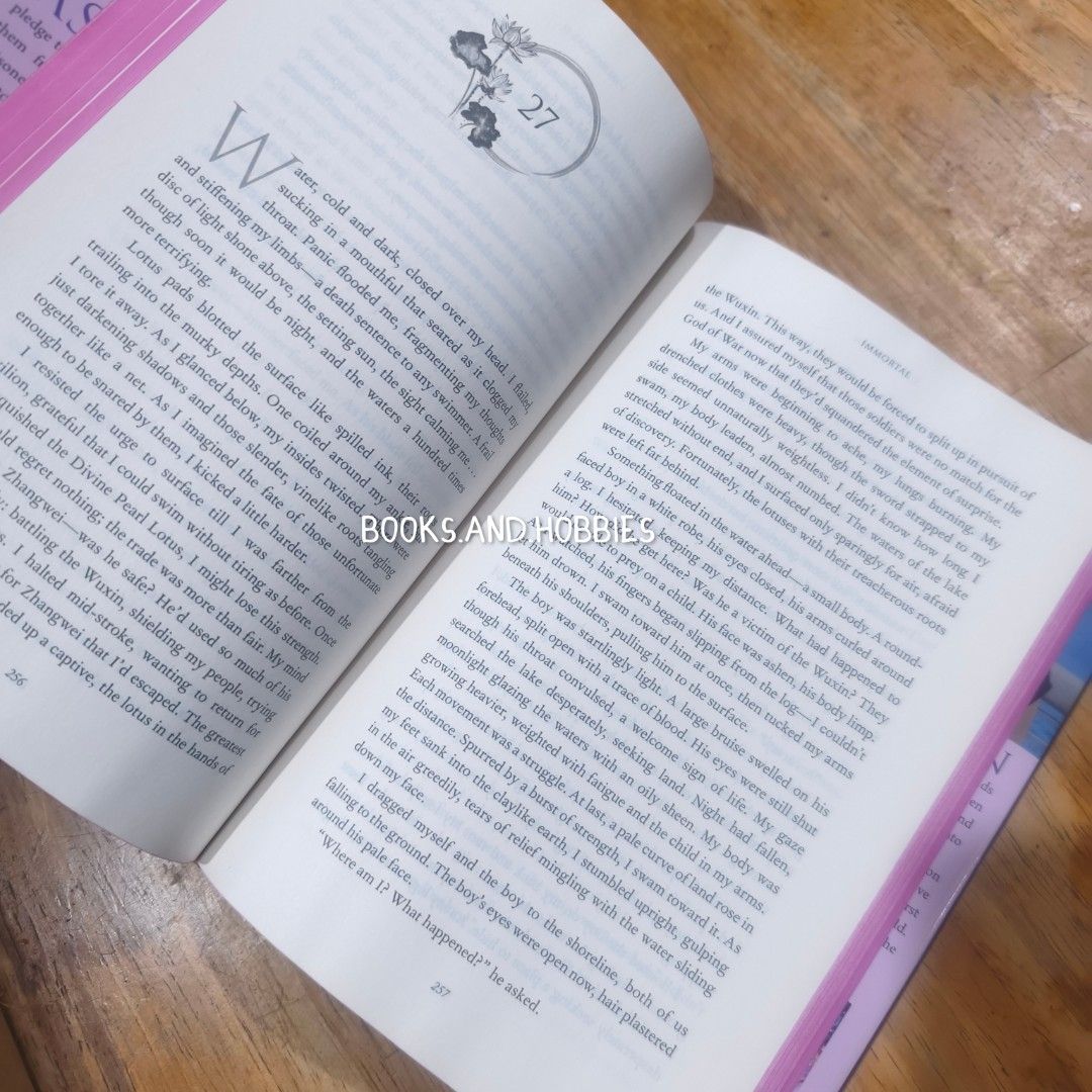 Immortal by Sue Lynn Tan (Category: Storybooks) located in Quezon City. Submitted by books.and.hobbiesph (Listing ID 1467218905, Image 3). Description: Brand new remaindered copy Hardcover edition Sprayed pink page edges, custom illustrated endpapers, and vibrant foil-stamped cover.