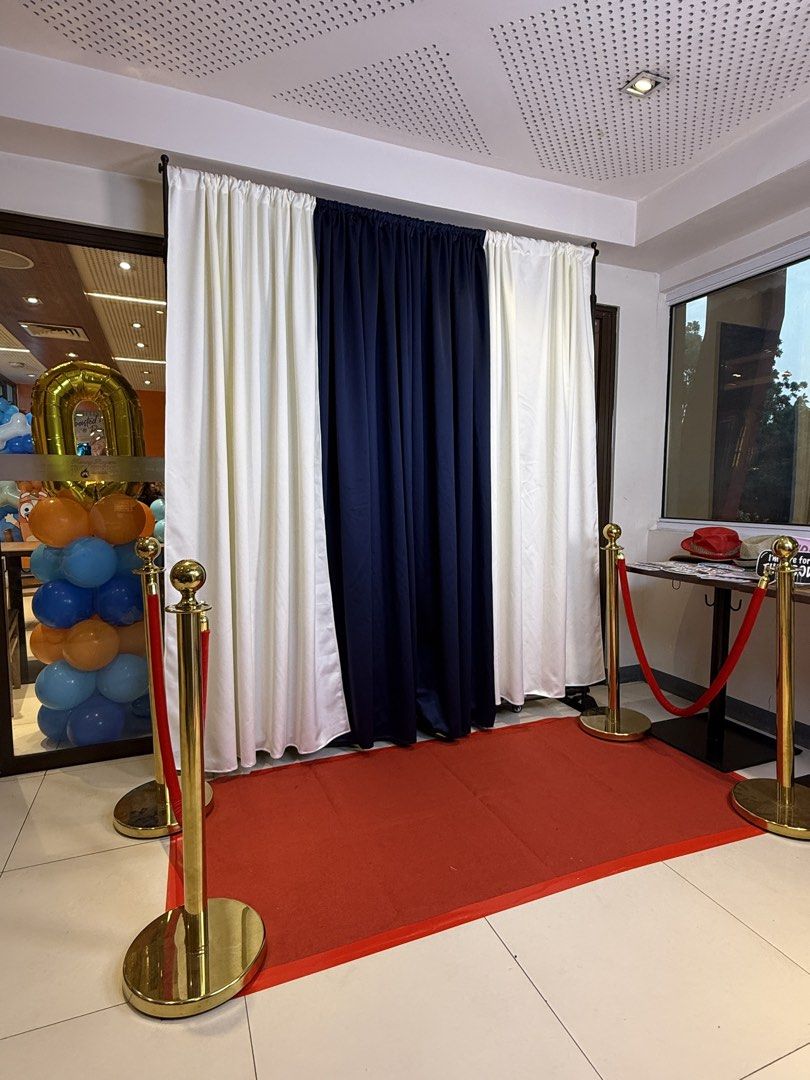 Interactive Digital Mirror Photo Booth with Lighting and Stanchions (Category: Cameras) located in Quezon City. Submitted by comeherenicole (Listing ID 1467198330, Image 3). Description: - Complete all-in-one photo booth setup for weddings, parties, and events - 65” digital touchscreen display with a built-in led light - Includes Hiti Printer 525L, 2 led lights, premium props (sintra boards, headbands, shades), Photo standee and magnet (4R and st