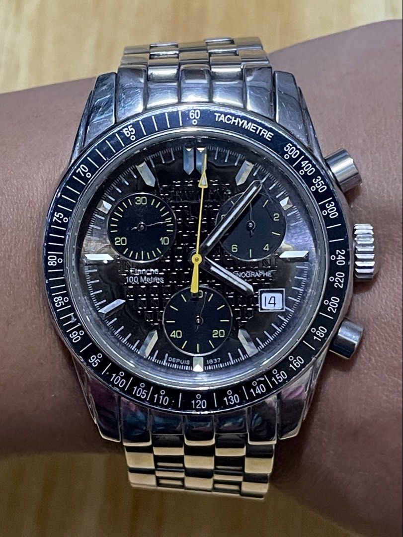 Invicta Chronograph Quartz (Category: Men's Watches) located in Taguig. Submitted by tester1x (Listing ID 1467253011, Image 1). Description: Invicta Chronograph Depus 1837 Quartz Waffle Pattern Dial All Stainless Steel 38mm Invicta Stainless Steel Bracelet 7 inch wrist plus size .