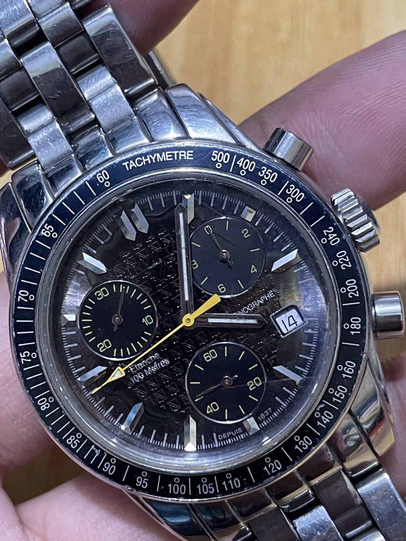 Invicta Chronograph Quartz (Category: Men's Watches) located in Taguig. Submitted by tester1x (Listing ID 1467253011, Image 3). Description: Invicta Chronograph Depus 1837 Quartz Waffle Pattern Dial All Stainless Steel 38mm Invicta Stainless Steel Bracelet 7 inch wrist plus size .