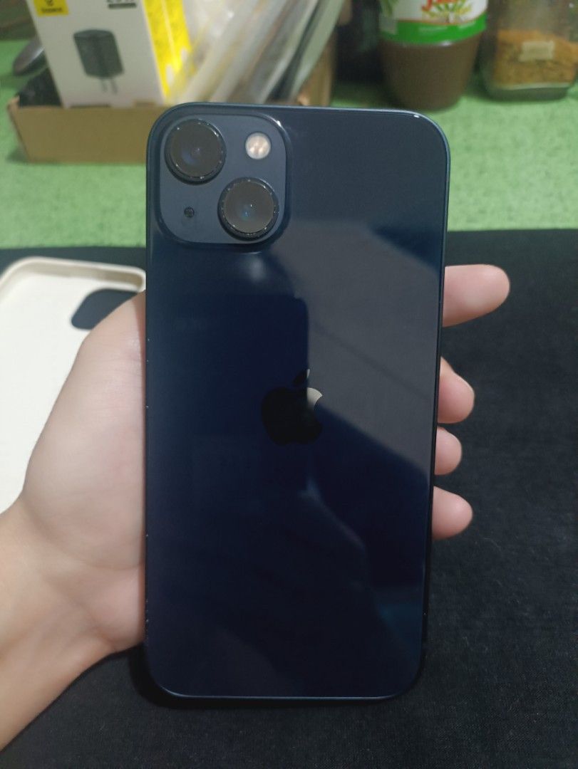 IPHONE 13 (Category: iPhone 13 Series) located in Caloocan City. Submitted by johnjerald52962 (Listing ID 1467237214, Image 1). Description: 🔥 FOR SALE: IPHONE 13 128GB 📱🌙 💙 Midnight Blue | ₱16,500 FIXED ✅ Local Variant ZP/A 🇵🇭 🔓 Openline | Face ID & True Tone working 🔋 100% Battery Health | 56 Cycle Count 🛡️ Warranty until February 2027 🎁 Free Baseus Charger, Case & Tempered Glass ⚠️ Minimal paint chips only (cosmetic issue). 💰 FIXED 