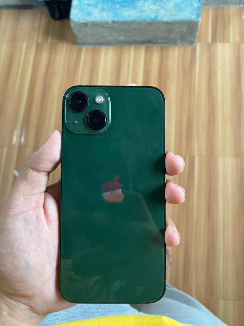 Rush iPhone 13 Green 128 GB (Category: iPhone 13 Series) located in Rizal. Submitted by jherwinguirhem (Listing ID 1467210480, Image 1). Description: Iphone 13 Green 128 GB No sim restriction Zpa( Local VARIANT) Batt health 88 (Genuine) replace from Apple store mismo may receipt pa Inclusion 1case tempered and unit only Issue minorpaint chips not affected minor performance replace batt genuine from Apple Open line means any sim Note unli reset an