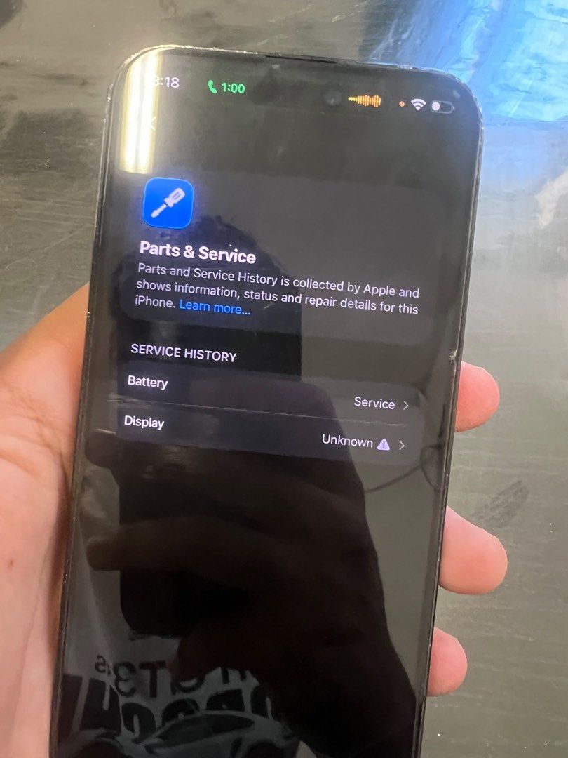 iPhone 14 Pro Max 256gb unknown screen （分類：iPhone 14 系列）位於 Hong Kong。 由 use123456 提交（商品編號 1467322115，圖片 2）。簡介： Phone works great without any issues everything is working perfectly and battery health is at 77%。