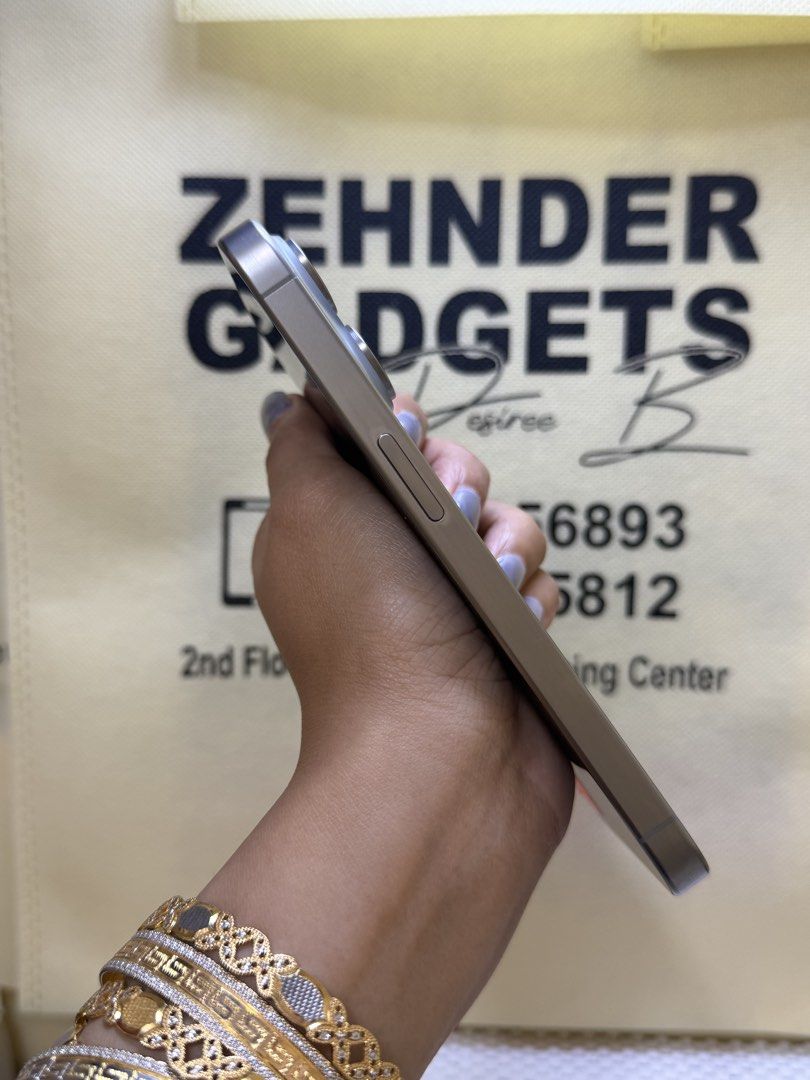 iPhone 15 PRO 256GB OPENLINE (NTC APPROVED) (Category: iPhone 15 Series) located in San Juan City. Submitted by desireebayal96 (Listing ID 1467301106, Image 3). Description: iPhone 15 PRO (NATURAL TITANIUM) * 256GB * OPENLINE (ANY SIM) * NO SIM RESTRICTIONS * NTC APPROVED * 96% BH (ORIGINAL NOT BOOSTED CAN CHECK 3UTOOLS) * 97% SMOOTH * NO ISSUE * NO HISTORY OF REPAIR * NO ICLOUD ISSUE * NOT REFURBISHED * FACE ID & TRUETONE WORKING * WITH TYPE-C C