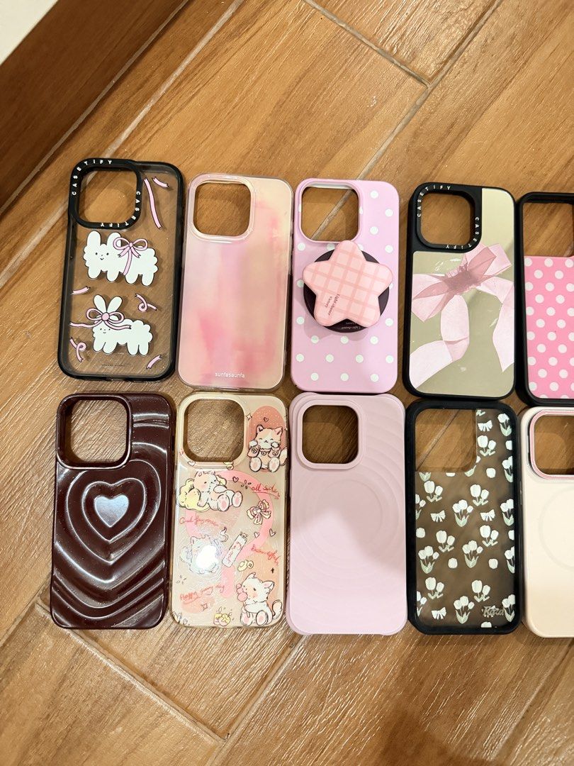 iphone 15 pro cases take all (Category: Cases & Sleeves) located in Manila. Submitted by clutterfinds_ (Listing ID 1467286216, Image 2). Description: 15 pcs ip 15 pro cases.