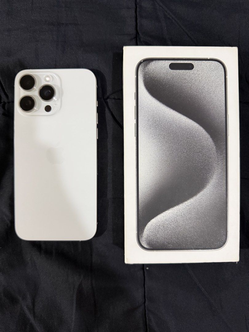 iPhone 15 Pro Max 256gb White Titanium FU NTC (Category: iPhone 15 Series) located in Paranaque City. Submitted by axisjustin50191 (Listing ID 1467358059, Image 1). Description: FOR SALE iPhone 15 Pro Max 256gb White Titanium FACTORYUNLOCKED NTC 100% smooth no dents or scratches 84% battery health excellent condition Personal unit UNIT BOX ONLY 35,990 35,990 FIRM OPEN FOR TRADE NEWPORT CITY .