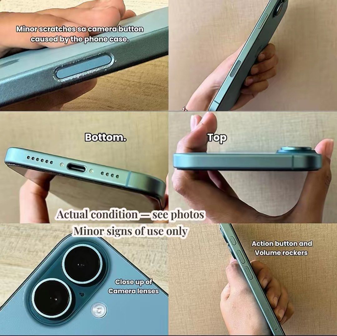 IPHONE 16 PLUS 256GB TEAL | GLOBE LOCK (Category: iPhone 16 Series) located in Bauang. Submitted by levisapparel (Listing ID 1467180165, Image 2). Description: Selling my iPhone 16 Plus 256GB (Globe locked) ideal for Globe users looking for a more affordable iPhone without compromising daily performance. Smooth for everyday use like social media, browsing, YouTube, light editing, and content creation. No lag, no issues, ready to use. 📊 Details: 