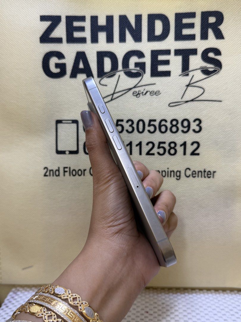 iPhone 16 PRO 128GB SMARTLOCKED (NTC APPROVED) (Category: iPhone 16 Series) located in San Juan City. Submitted by desireebayal96 (Listing ID 1467301679, Image 2). Description: iPhone 16 PRO (NATURAL TITANIUM) * NTC APPROVED * SMARTLOCKED * 128GB * 90% BATTERY HEALTH * 98% SMOOTH * NO ISSUE * NO HISTORY OF REPAIR * NOT REFURBISHED * WORKING FACE ID & TRUETONE * WITH CORD TYPE-C OPEN FOR COD SAME DAY DELIVERY PLUS SHIPPING FEE MESSAGE ME DIRECTLY 