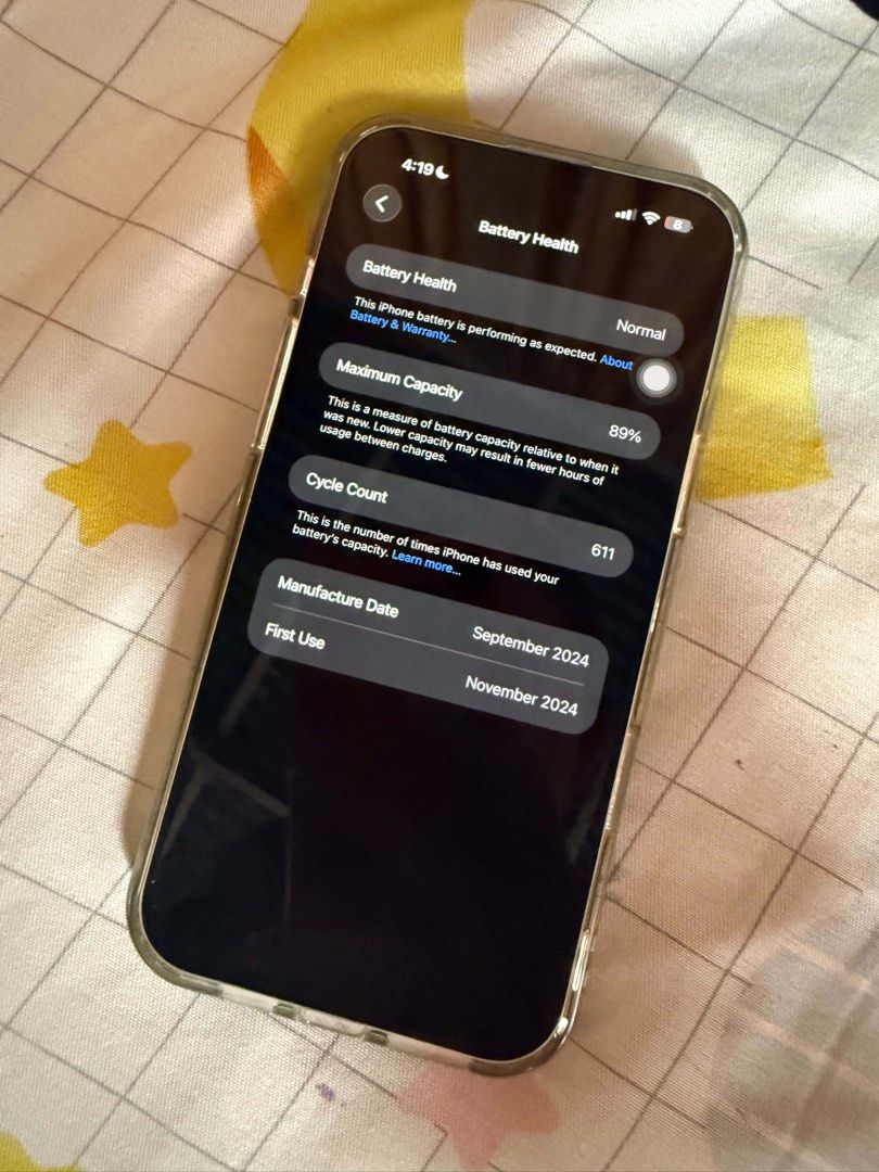 IPHONE 16plus - 128GB (Category: iPhone 16 Series) located in Makati City. Submitted by ziahbelle (Listing ID 1467270552, Image 3). Description: FOR SALE: iPhone 16 Plus 128GB 📱 ✨ Good condition ✅ 128GB storage ✅ 87% battery health ✅ No issues, all working perfectly ✅ Well-maintained and ready to use 📌 RFS: Upgrade 💬 PM for the price and inquiries. Serious buyers only!.