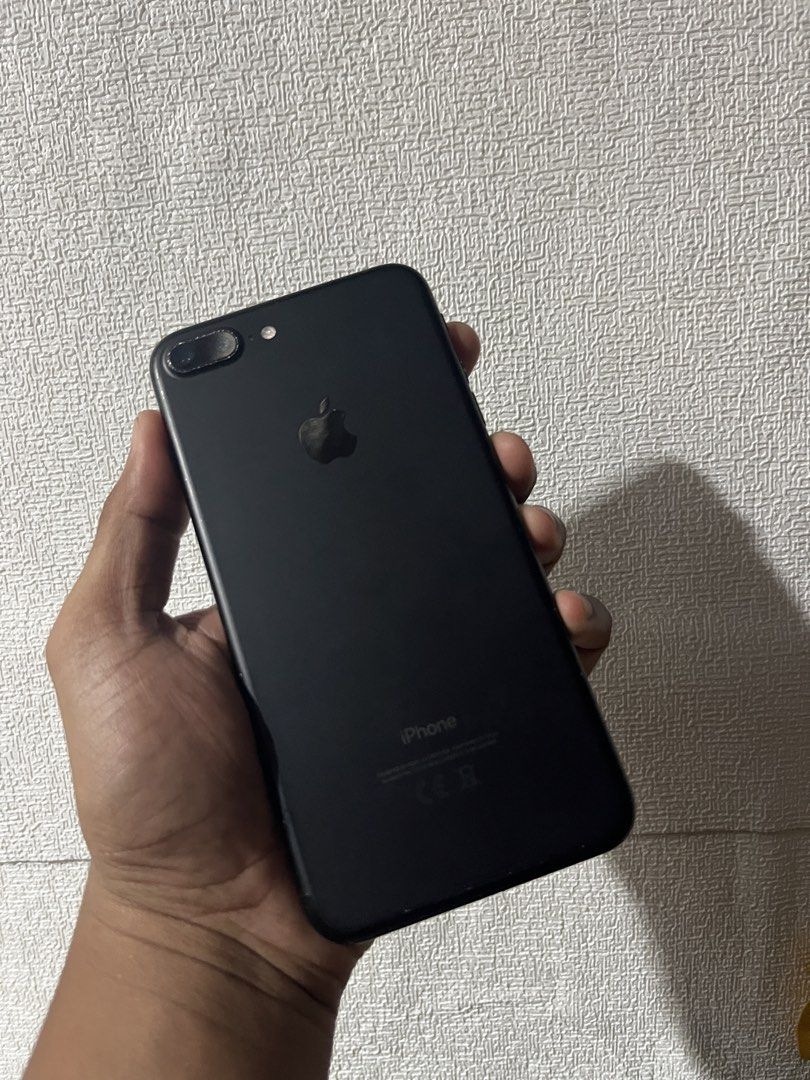 iPhone 7plus 32gb Globe Locked (Category: Other Gadgets) located in Caloocan City. Submitted by djaye.gadgets (Listing ID 1467269711, Image 1). Description: Secondhand For sale only no to swap Good for photography and backup Let's be honest: Replacement LCD na po Color: MatteBlack PP/A Local Variant GlobeLocked (Globe/TM/Gomo) 95% Smooth minimal dents scratches iOS 15.8.8 - Fingerprint working Battery Health 80% No issue can test upon meetup 2,50