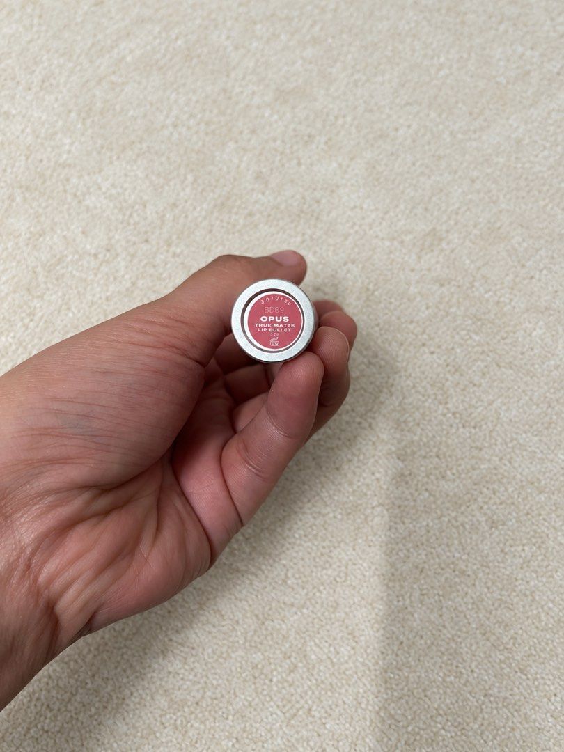 ISSY True Matte Lip Bullet (Shade: Opus) (Category: Makeup) located in Cagayan de Oro. Submitted by simplydecluttering_makeup (Listing ID 1467349159, Image 3). Description: Bought recently. Selling because I don’t use it. Used once only. Embossing is still visible. - Brand: Issy - Product: True Matte Lip Bullet - Shade: Opus - Finish: Rich, high-payoff matte - Packaging: Sleek silver metallic tube.