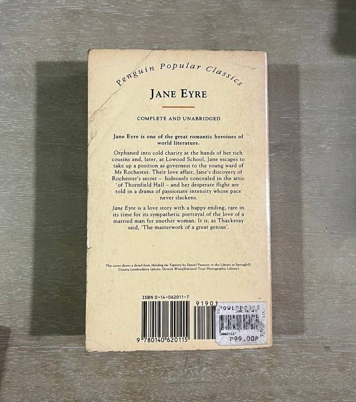 Jane Eyre (Category: Storybooks) located in Pasig City. Submitted by murphymomma.reads (Listing ID 1467351282, Image 2). Description: .