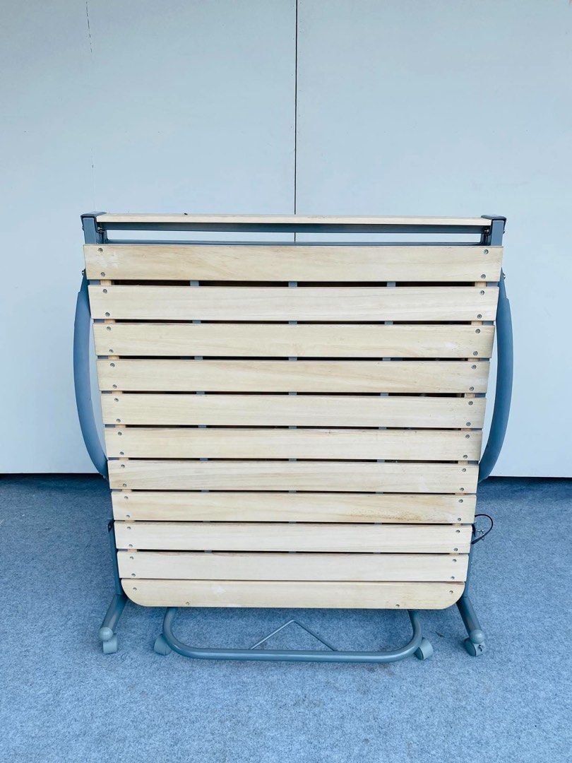 “JAPAN SURPLUS” FOLDING BEDFRAME BRAND NEW CONDITION WITH BOX (Category: Other Home Furniture) located in Manila. Submitted by jerichocal17856 (Listing ID 1467213096, Image 1). Description: “JAPAN SURPLUS” FOLDING BEDFRAME BRAND NEW CONDITION WITH BOX SIZE: 81L” x 36W” x 14-43H” inches (AS-IS ITEM) IN GOOD CONDITION.