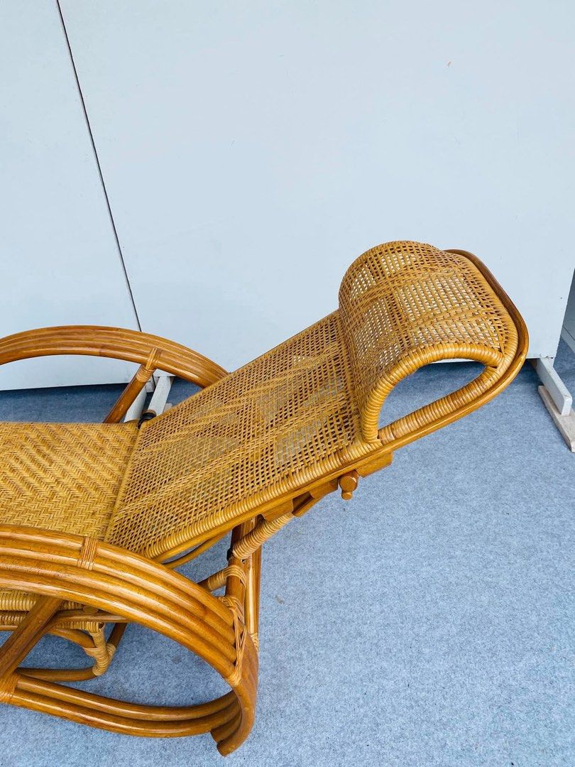 “JAPAN SURPLUS” RATTAN RELAXING CHAIR (Category: Chairs) located in Manila. Submitted by jerichocal17856 (Listing ID 1467213564, Image 1). Description: “JAPAN SURPLUS” RATTAN RELAXING CHAIR SIZE: 65L” x 25W” x 15Sh” x 39H” inches (AS-IS ITEM) IN GOOD CONDITION.