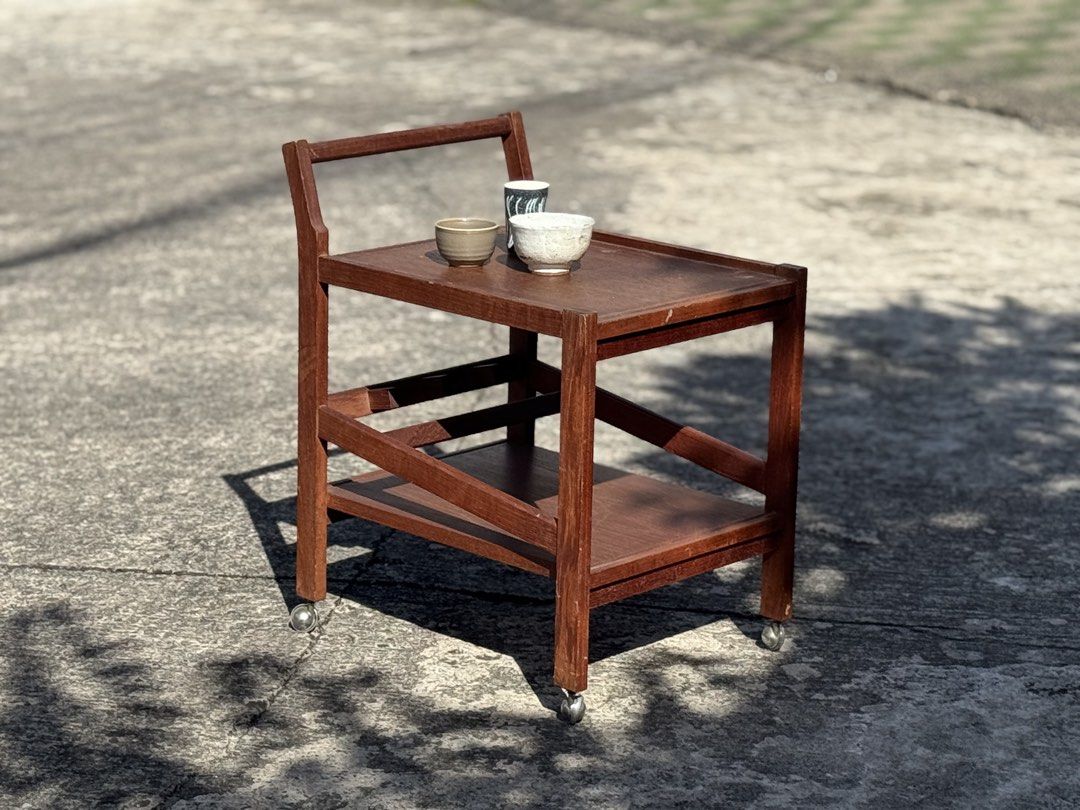 Japanese Midcentury Teak Cart (Category: Other Home Furniture) located in Bulacan. Submitted by rock_off.thriftshop.ph (Listing ID 1467266592, Image 1). Description: .
