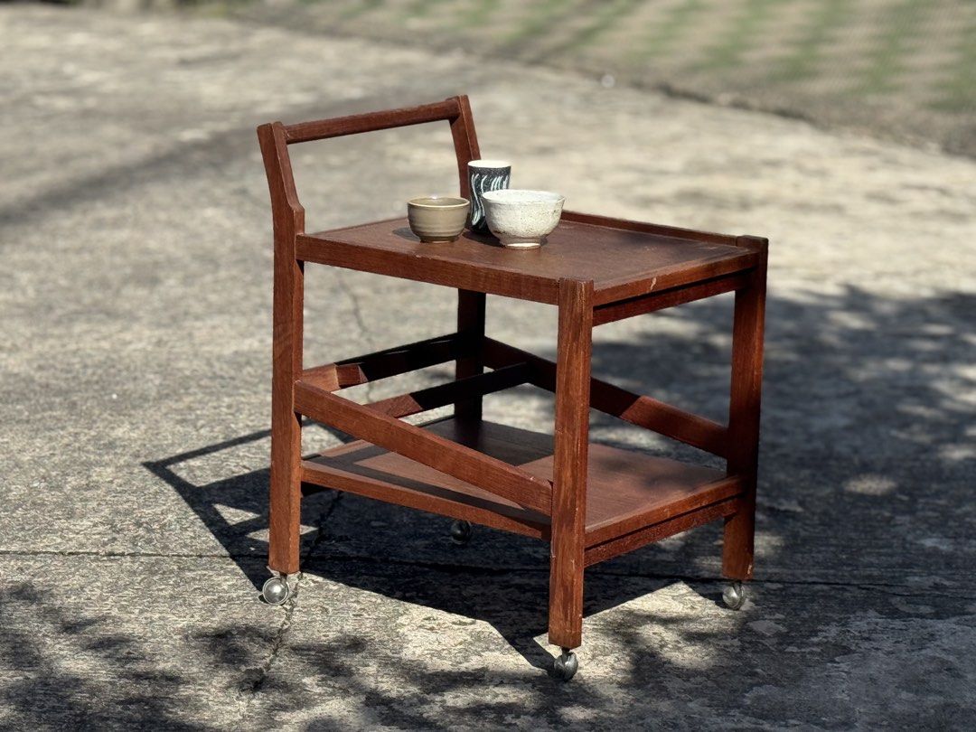 Japanese Midcentury Teak Cart (Category: Other Home Furniture) located in Bulacan. Submitted by rock_off.thriftshop.ph (Listing ID 1467266592, Image 3). Description: .