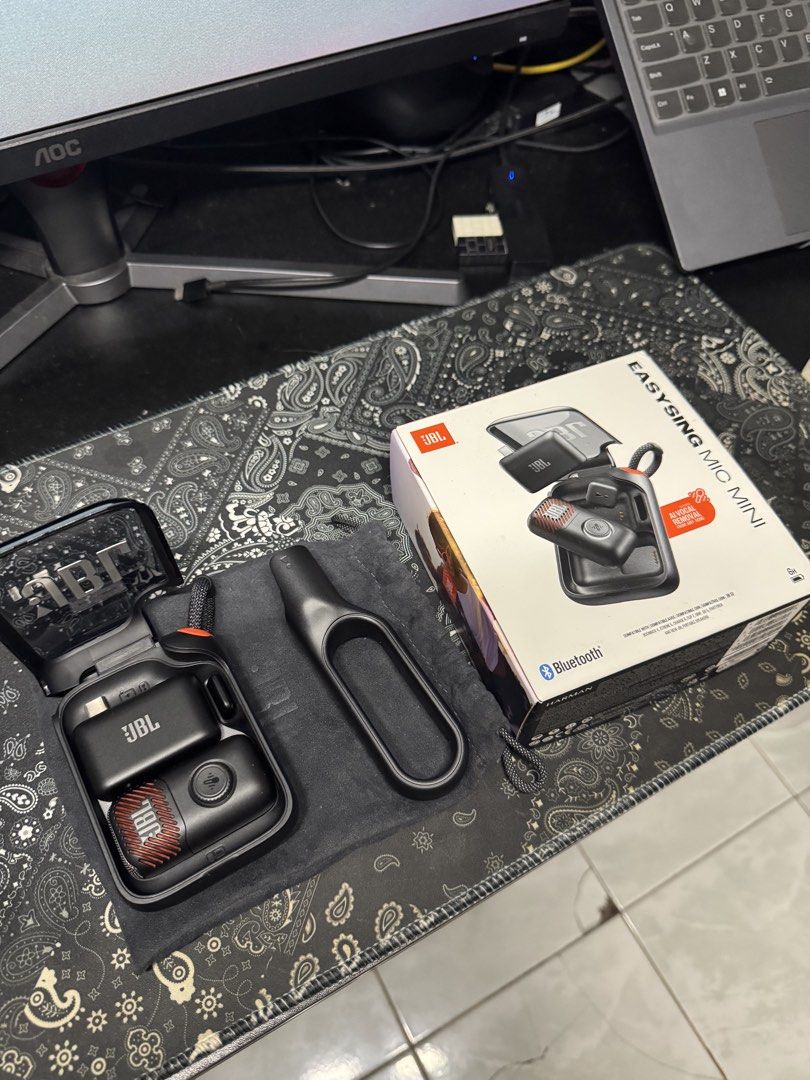 JBL Charge 6 Speaker and EasySing Mic Mini Bundle (Category: Soundbars, Speakers & Amplifiers) located in Caloocan City. Submitted by iamhoncho (Listing ID 1467185259, Image 2). Description: FS : JBL Speaker 6 and Mic mini Almost new, used only on my birthday. Test and check all you want. RFS : Decluttering 📍 North caloocan or QC.