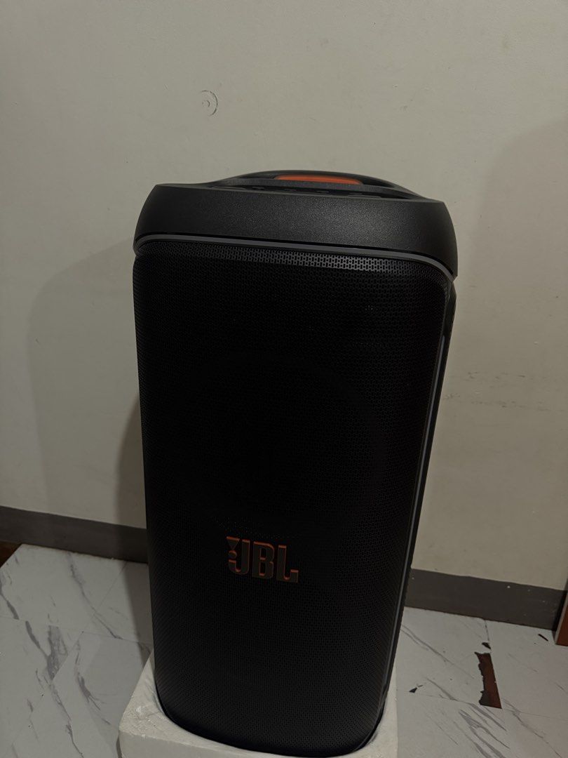 JBL PartyBox 720 Party Speaker (Category: Soundbars, Speakers & Amplifiers) located in Manila. Submitted by mbaneg15 (Listing ID 1467320695, Image 2). Description: For Sale JBL 720 Partybox‼️ Original Price: 59,990 FORSALE: 41,000 No dents and scratches with box. - Brand/Model: JBL720 Party Speaker - Design: Heavy-duty black with signature orange accents and built-in top handle for easy transport - Sound: Massive sound output, ideal for events an