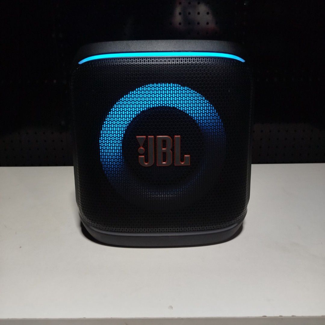 JBL PartyBox Encore Essential 2 Speaker with 2 Microphones (Category: Soundbars, Speakers & Amplifiers) located in Cabanatuan. Submitted by unclemooze (Listing ID 1467340532, Image 1). Description: - JBL PartyBox Encore Essential speaker with 2 wireless microphones - Dynamic built-in light show that pulses to the beat - Easy-access top control panel with bass boost and lighting controls - Powerful sound output ideal for parties, events, and karao