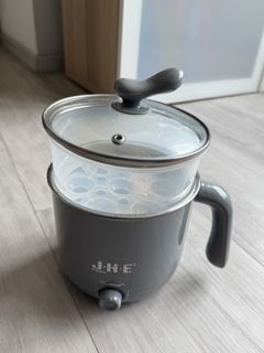 White Multi-Function Electric Cooker with Steamer Tray, TV & Home ...