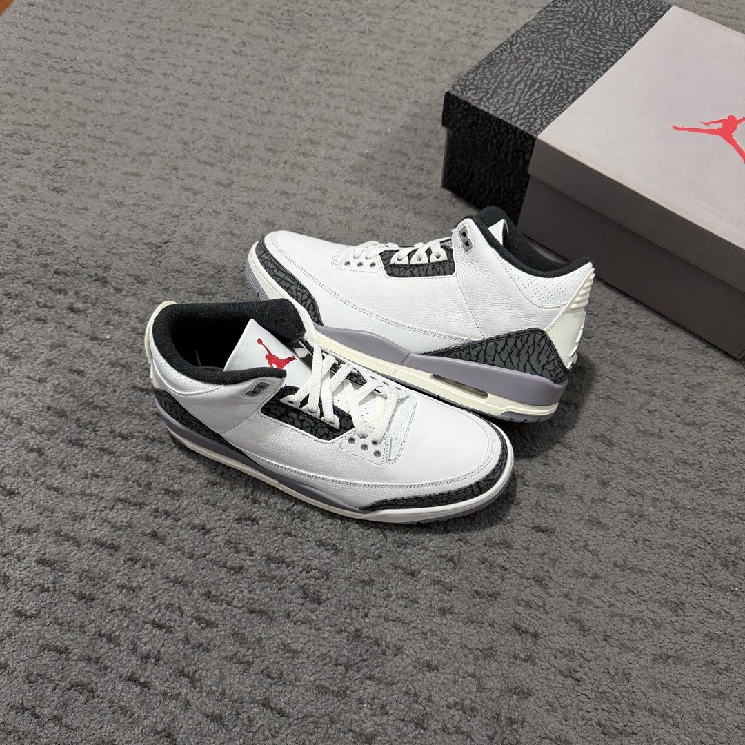 Jordan 3 “Cement Grey” (Category: Sneakers) located in Cavite. Submitted by acentials (Listing ID 1467171139, Image 1). Description: Jordan 3 “Cement Grey” sz 12m / new Php 6,498.