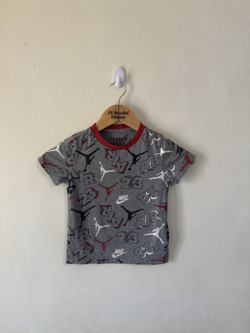 Jordan shirt (Category: Babies & Kids Fashion) located in Angeles City. Submitted by buyforless04 (Listing ID 1467301486, Image 1). Description: 3-4.