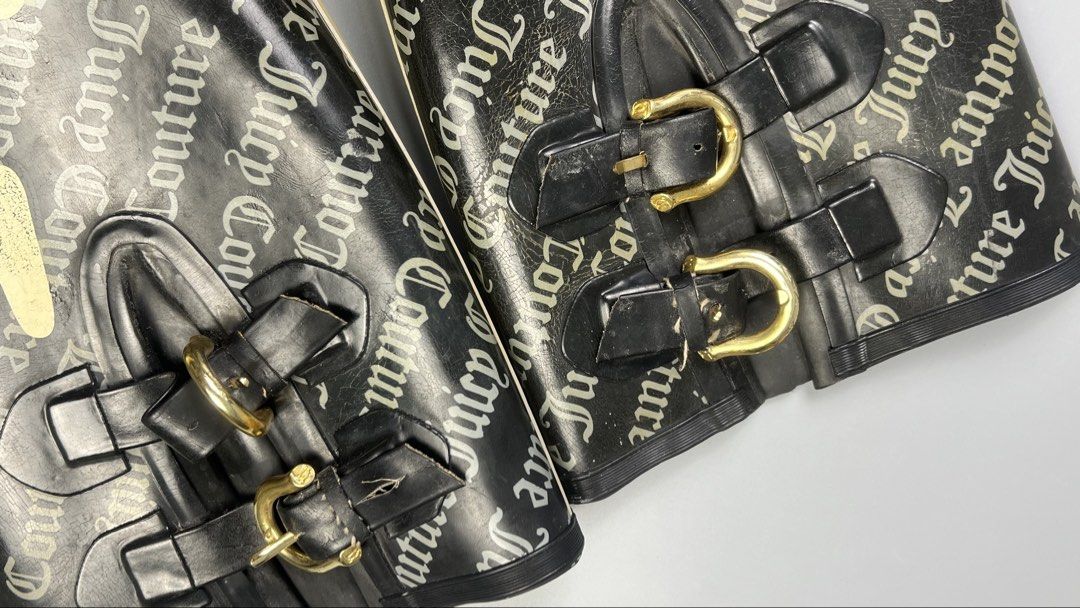 Juicy Couture Boots y2k Authentic (Category: Boots) located in Manila. Submitted by reclaim.13 (Listing ID 1467268155, Image 3). Description: Juicy Couture Boots - 100% Authentic - Size 39-40 - need minimal cleaning - good condition - no sol rep .